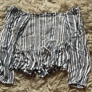 american eagle off shoulder blouse